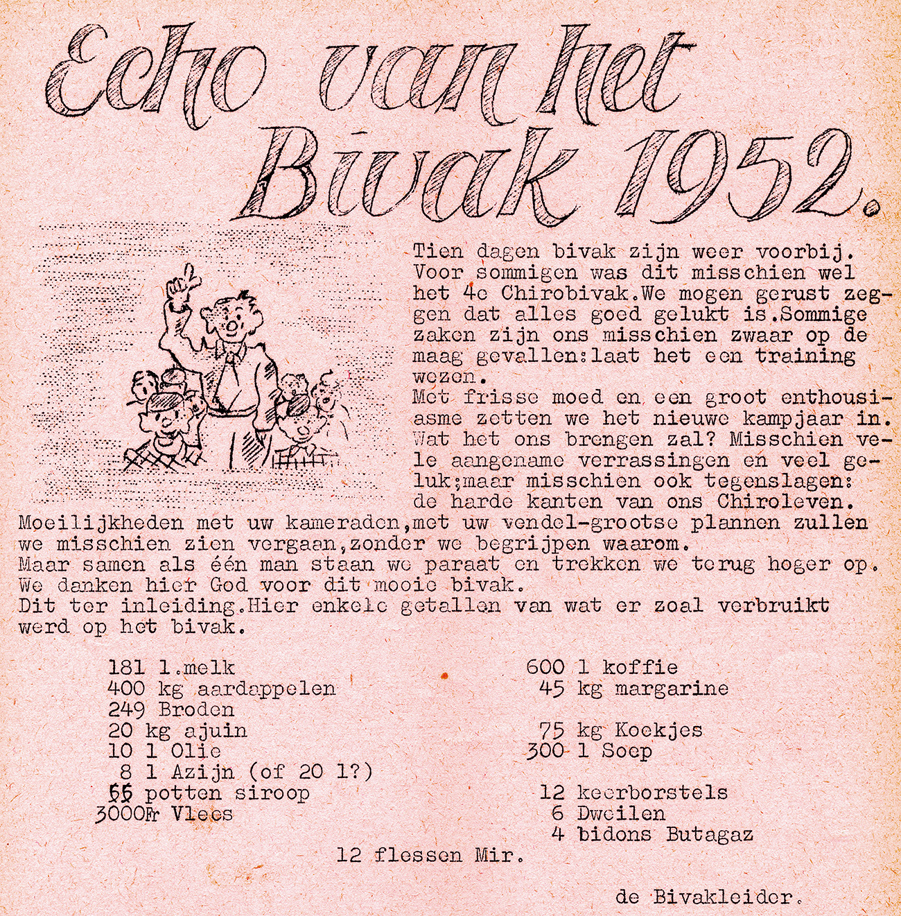 Kampverslag met cijfers