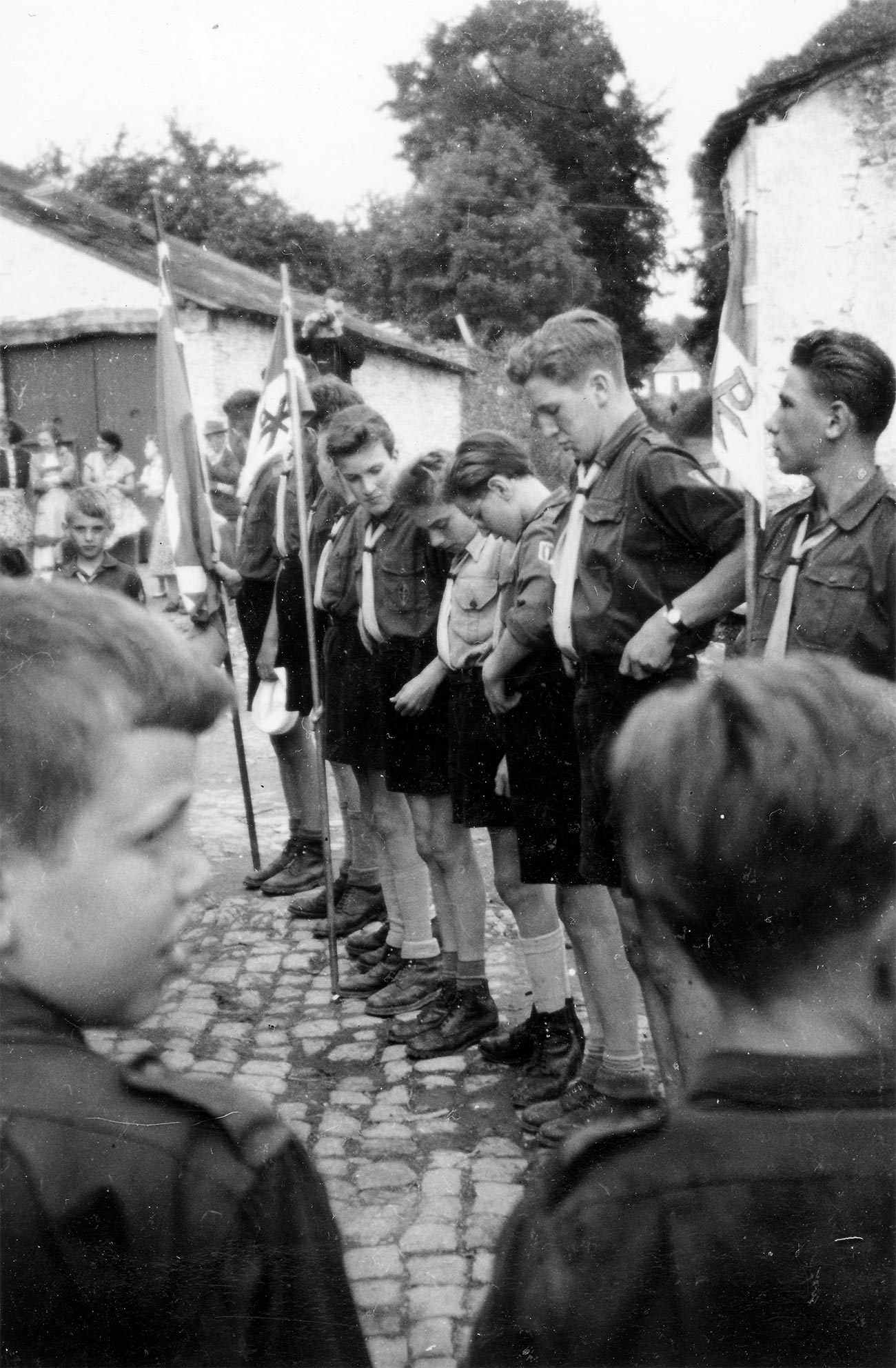 Foto kamp jongens 1955