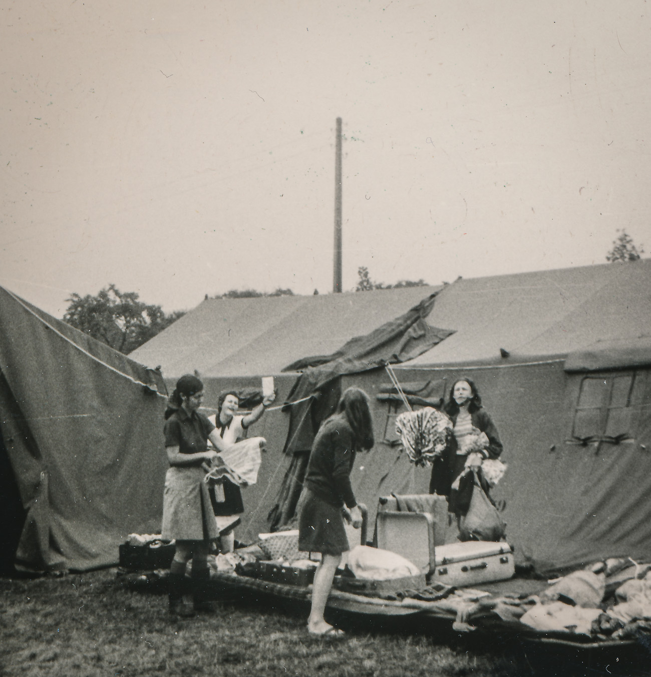 Tentenkamp in Nieuwrode