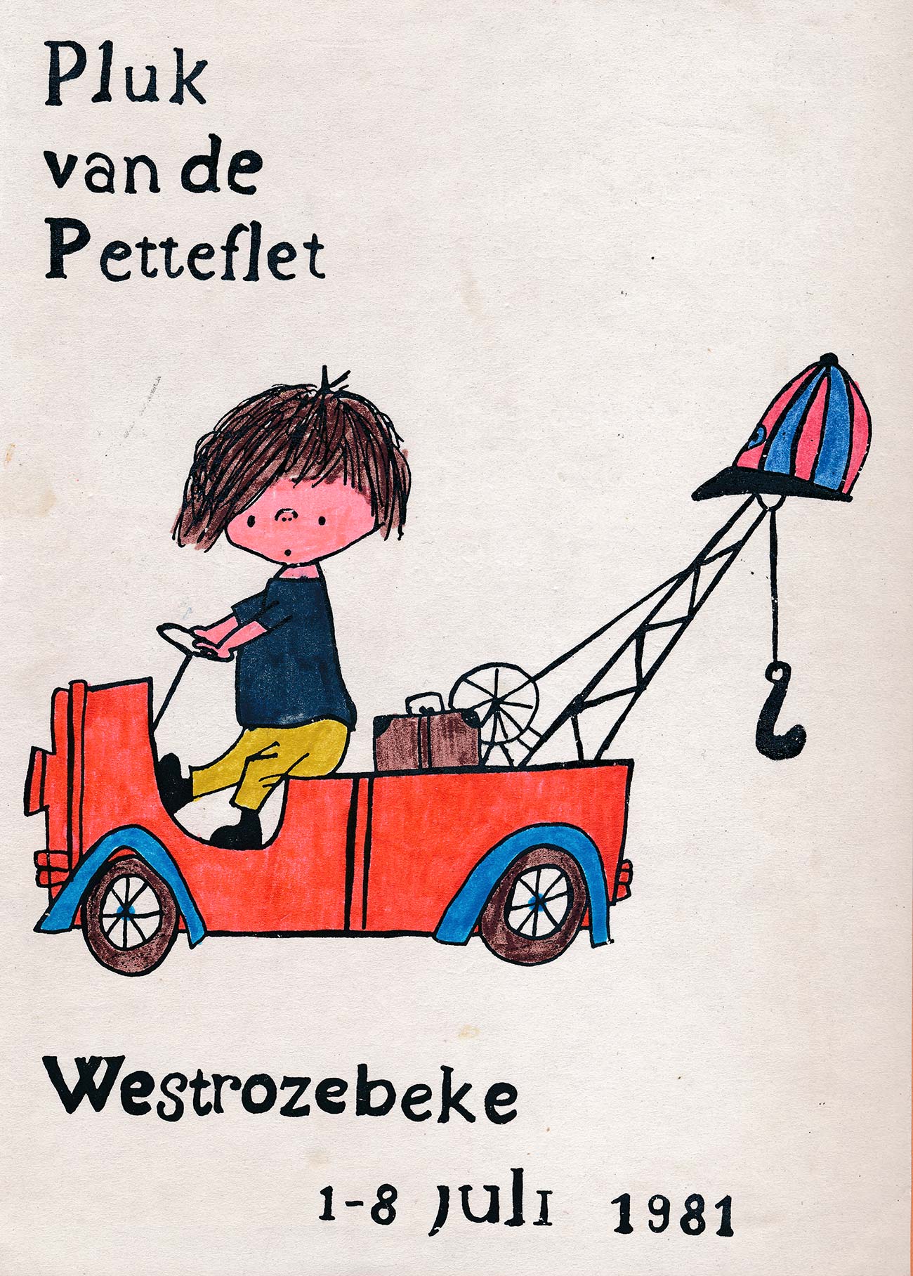 Pluk van de Petteflet kamp meisjes 1981