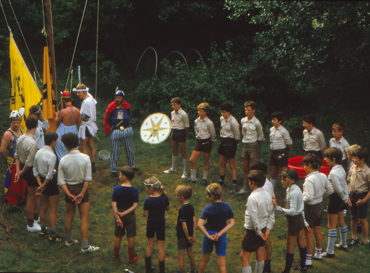 Opening jongens kamp 1983