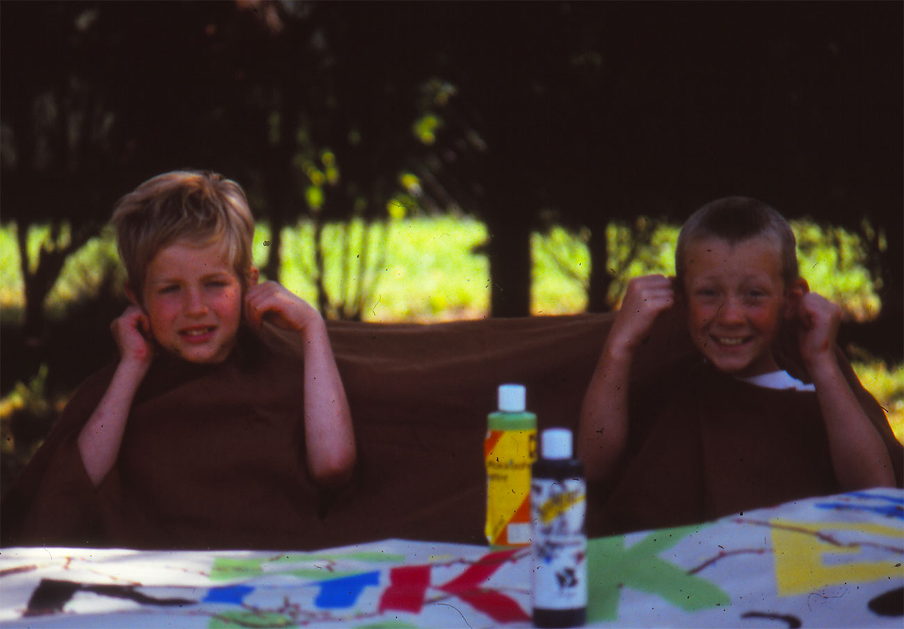 Schilderen op kamp 1991